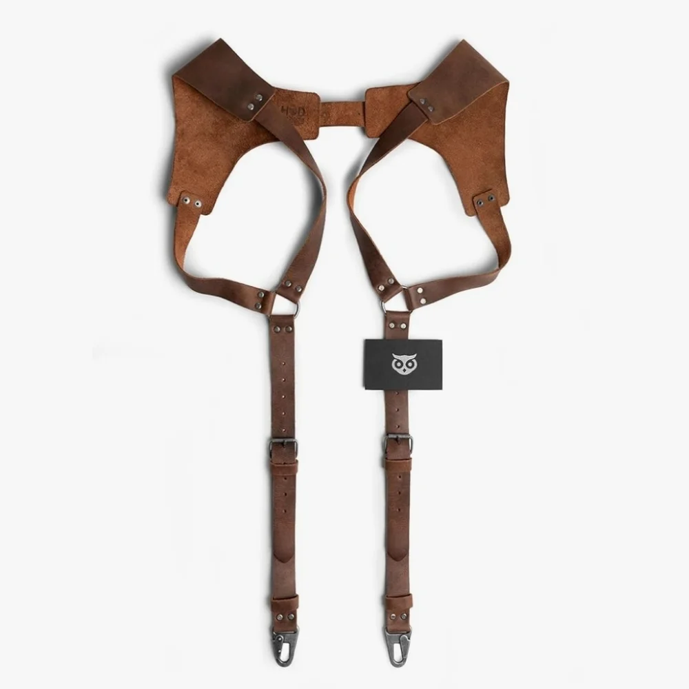 Hide & Drink, Renaissance Suspenders for Groomsmen, Back Support Harness for Men